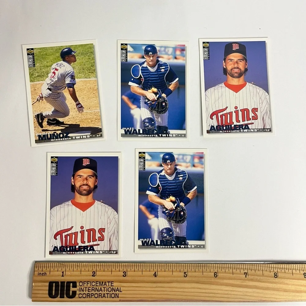 vintage 90s minnesota twins‎ baseball card lot crafting junk journal collecting